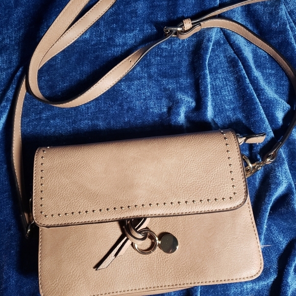 Gussaci Handbags - Gussaci Crossbody Leather Flap Purse Gold Hardware
